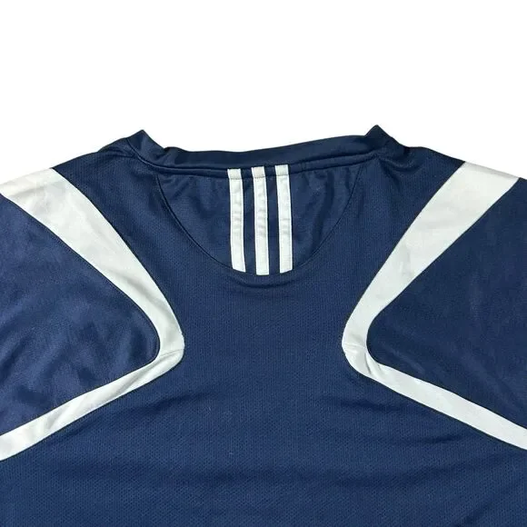 Notre Dame Fighting Irish Football Mens Medium Adidas Team Shirt Climacool Y2K - Picture 5 of 9